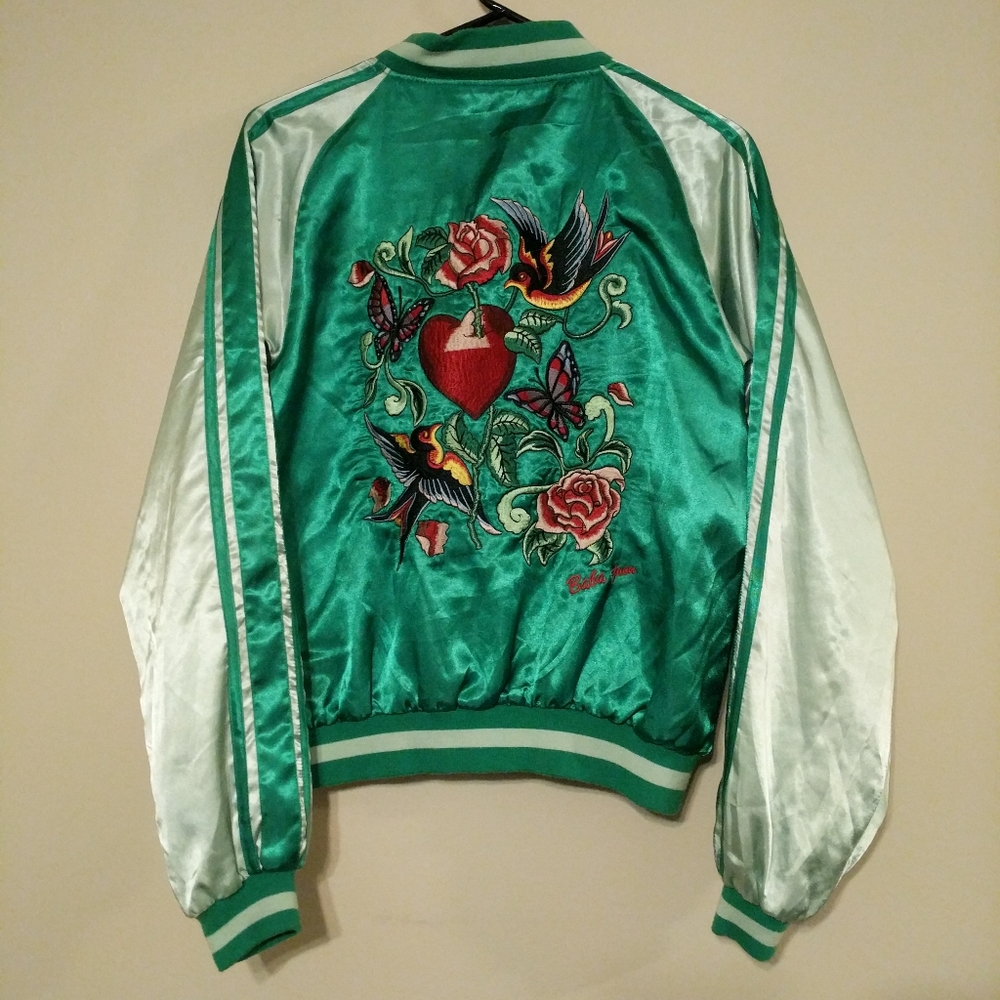 Baba Joon Green Bomber Jacket